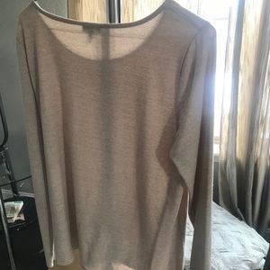 Gold, sparkly casual tie front top.